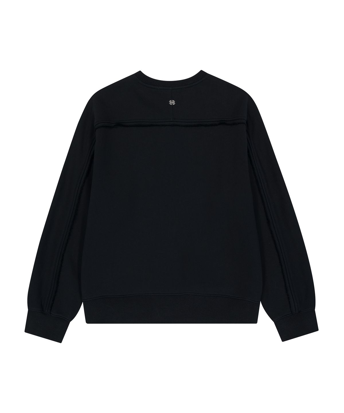 언지미크(UNGIMMICK) RAW SEAM SWEATSHIRT (BLACK)