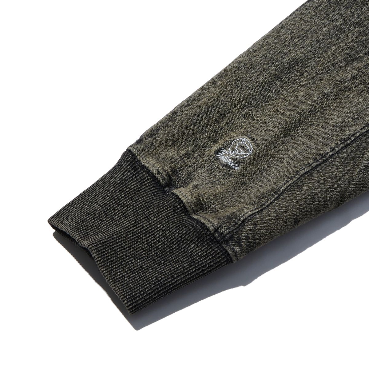 펜필드(PENFIELD) [TRAILWEAR] 우먼즈 페이디드 인디고 크롭 카라 풀집업 브라운_FR1KJ02F