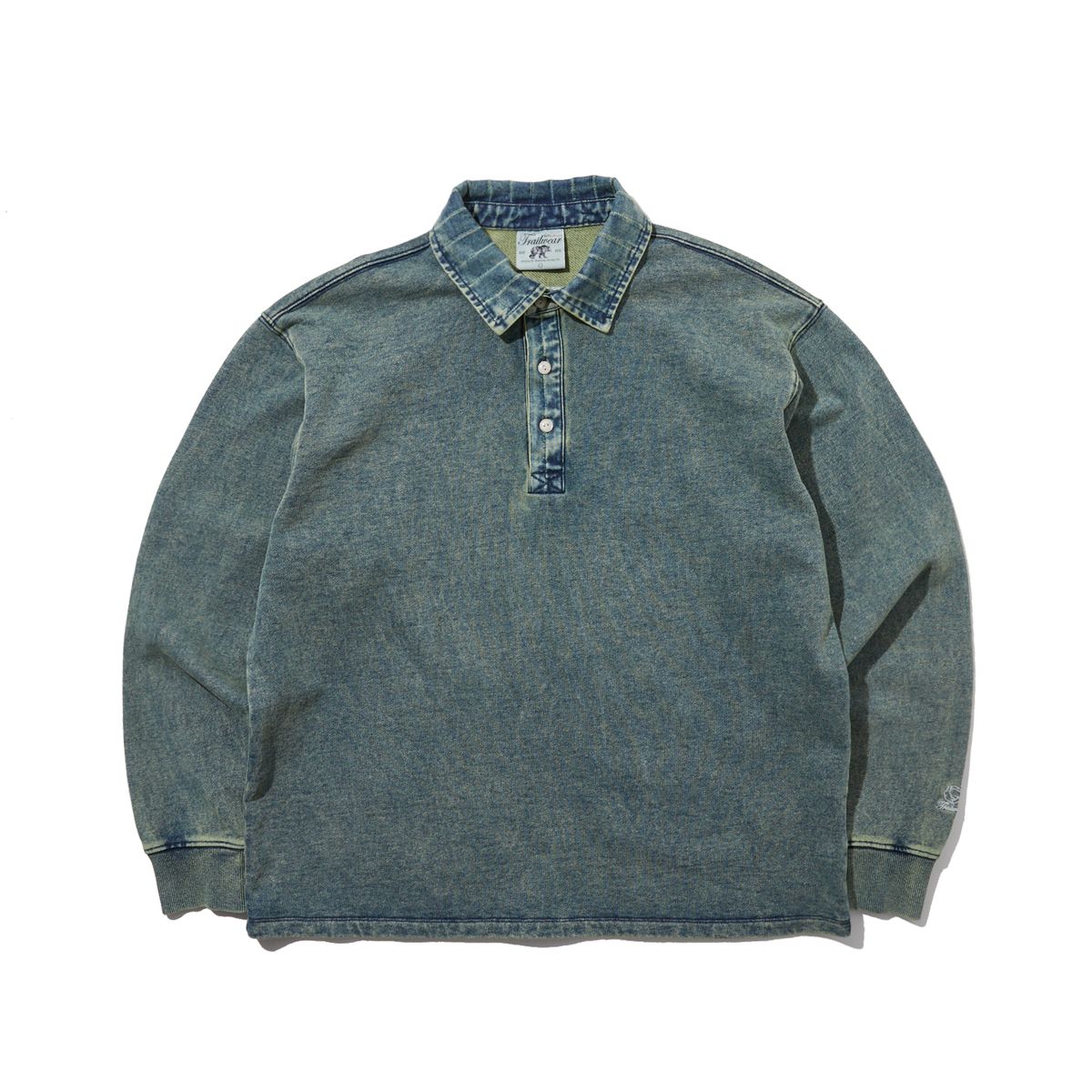 펜필드(PENFIELD) [TRAILWEAR] 페이디드 인디고 럭비 셔츠 인디고_FR1KT81U