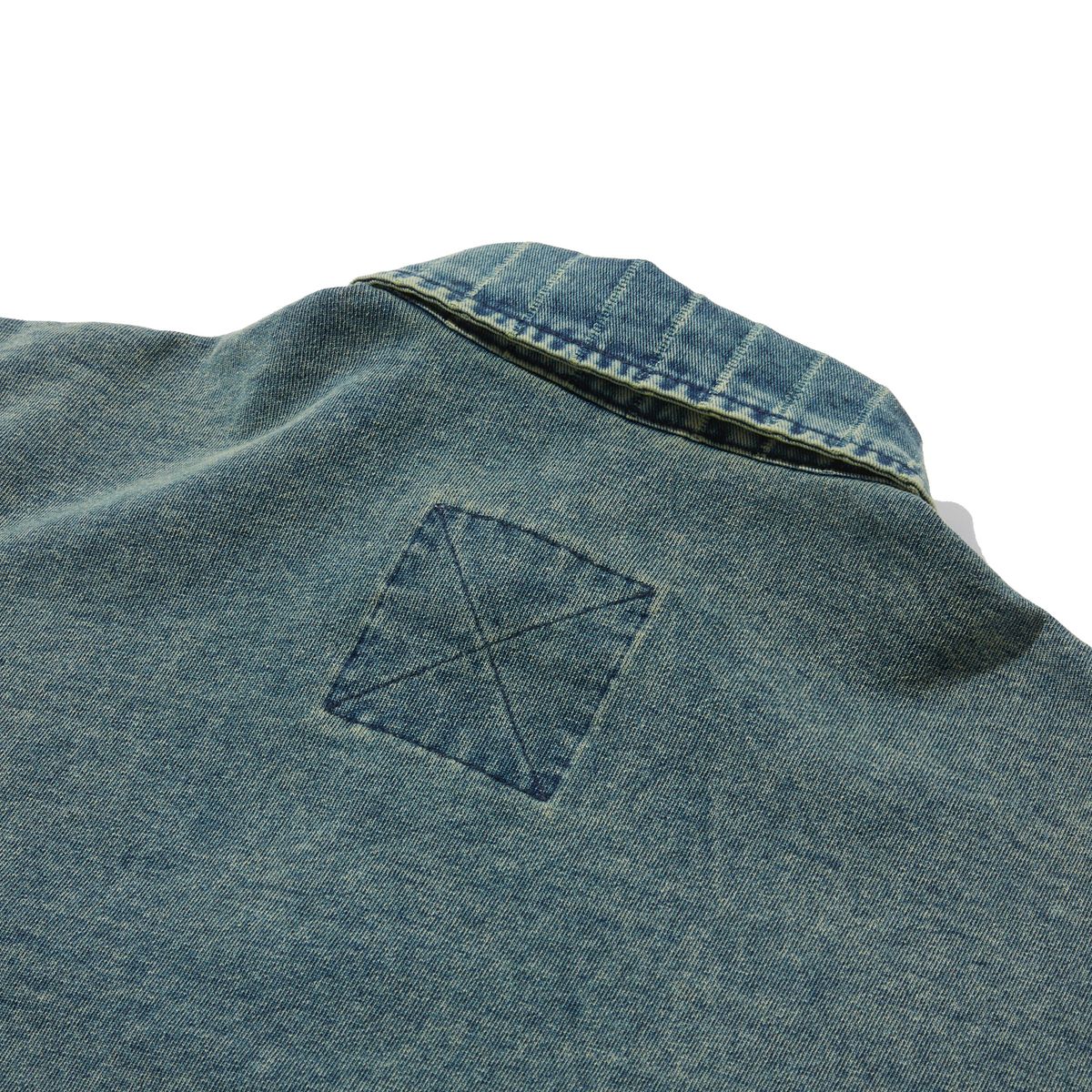 펜필드(PENFIELD) [TRAILWEAR] 페이디드 인디고 럭비 셔츠 인디고_FR1KT81U