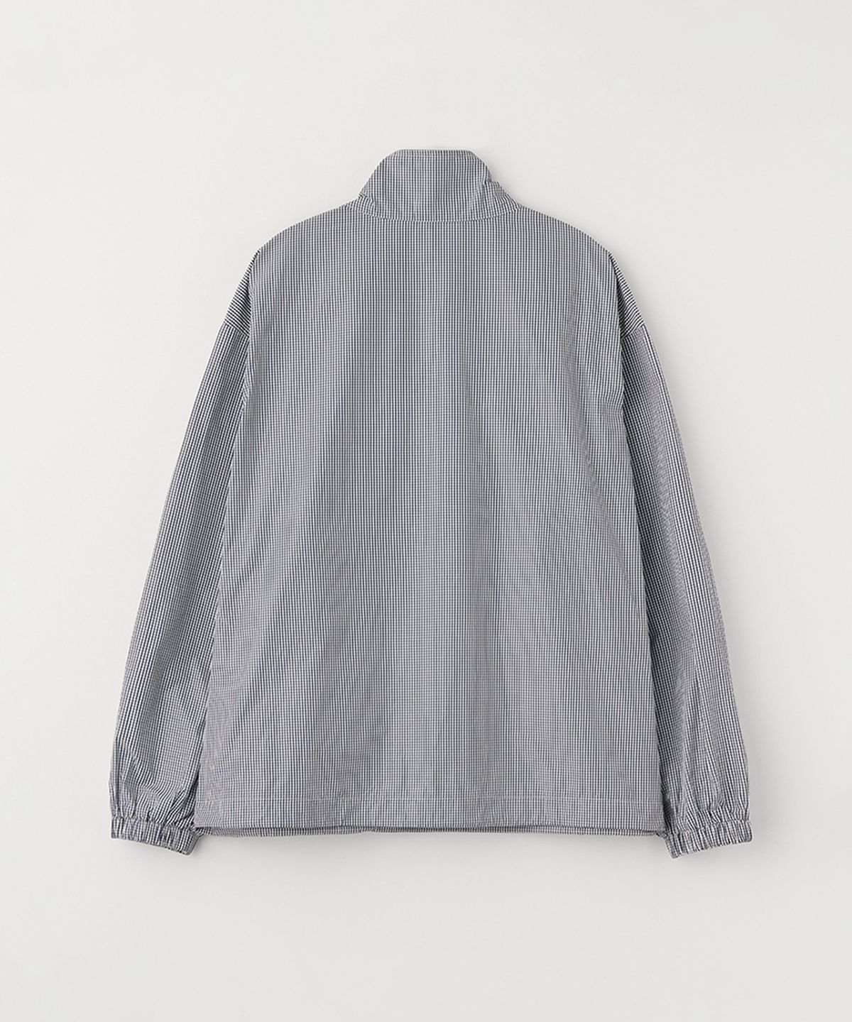 셀리테일즈(CELITAILS) HIGH NECK CHECK ANORAK_NAVY