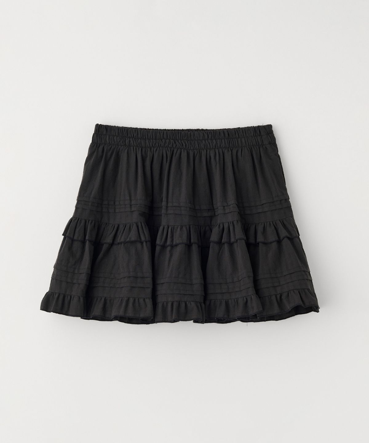 셀리테일즈(CELITAILS) COTTON CANCAN MINI SKIRT_BLACK