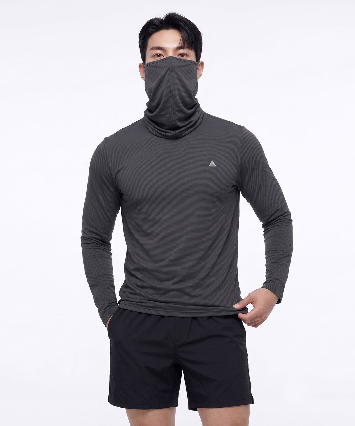 이지바이(EZBUY) 쿨링마스터 남성 마스크넥 쿨링 긴팔 티셔츠 6 Colors