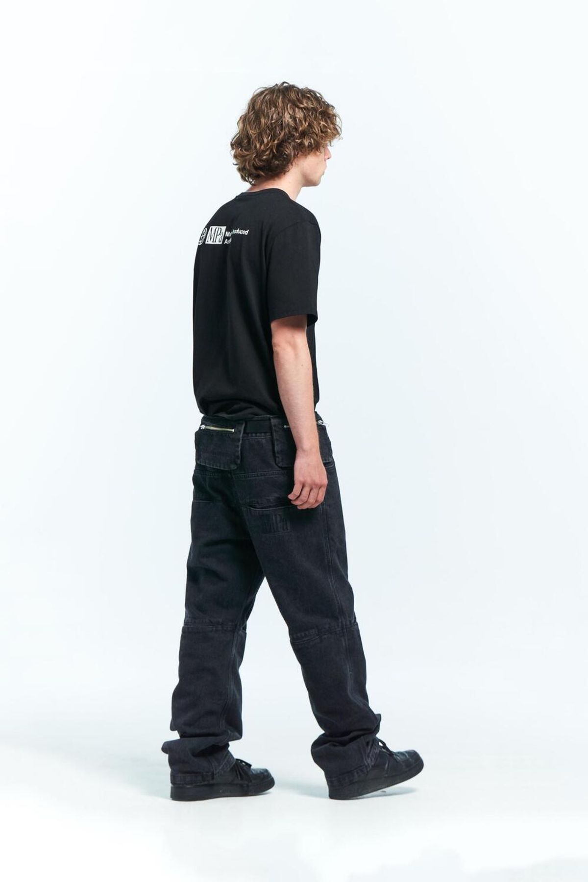 플라스틱프로덕트(PLASTICPRODUCT) MPa BAG PANTS (BLACK)