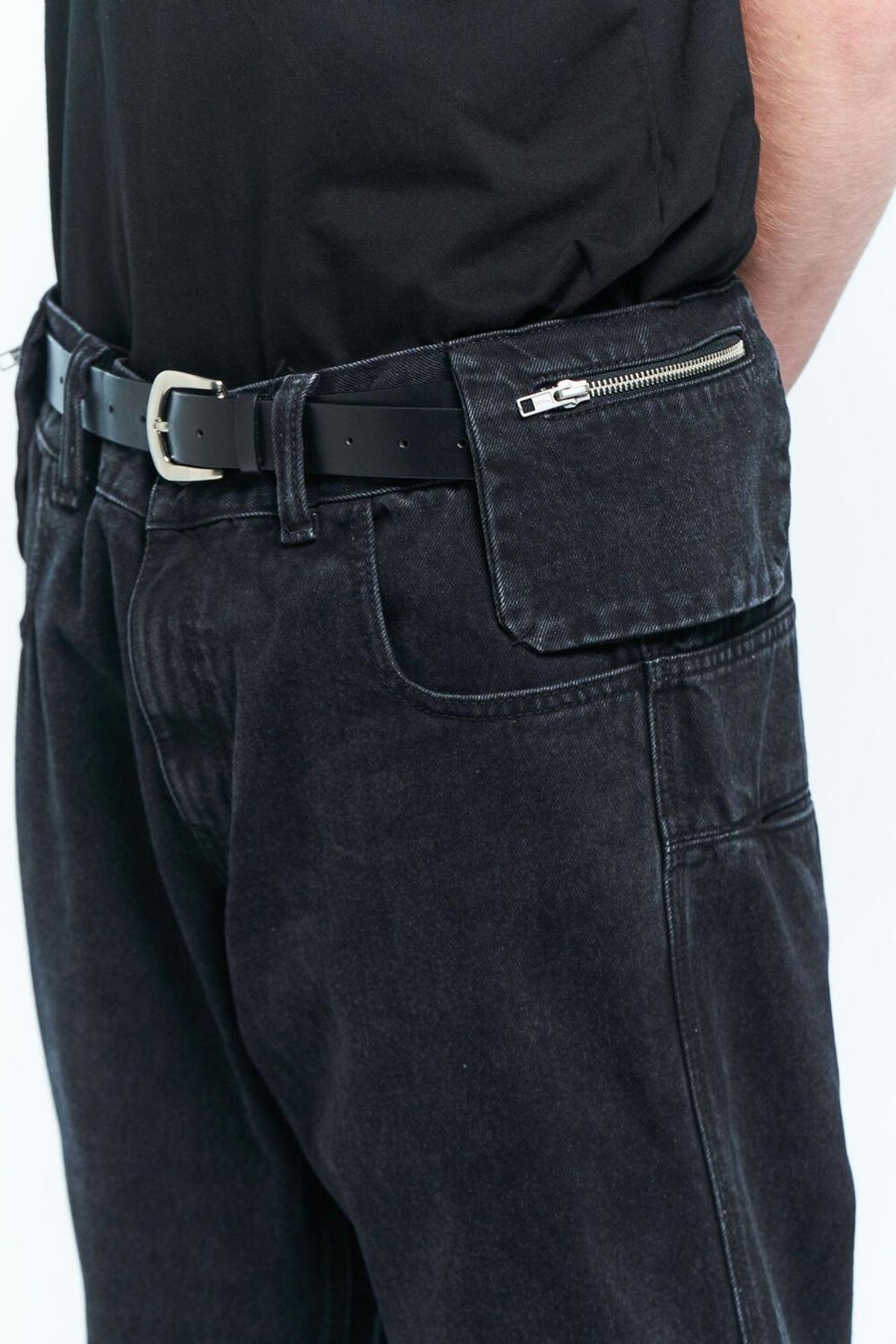 플라스틱프로덕트(PLASTICPRODUCT) MPa BAG PANTS (BLACK)