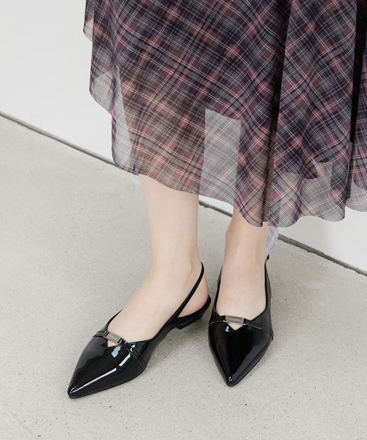 아비스파(AVISPA) Numes 누메스 에나멜 스틸레토 플랫슈즈_H416_3colors_2.5cm