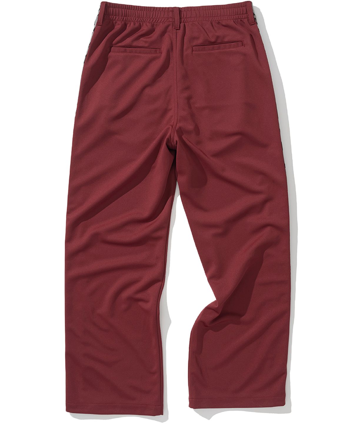 낫포너드(NOT4NERD) Leopard Side Line Track Pants - Red