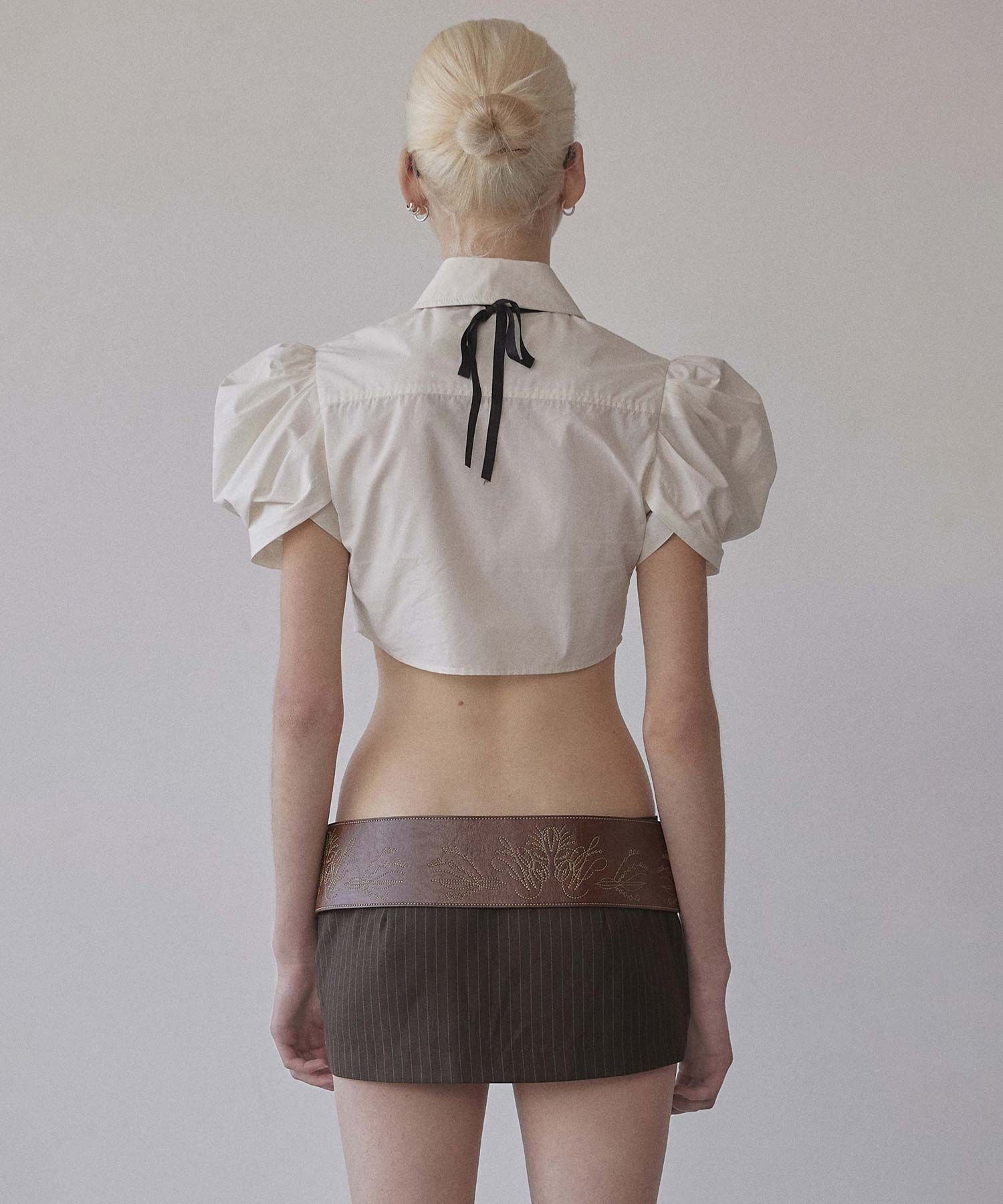 MUSINSA | SCULPTOR Rosetta Baby Shirt Ivory