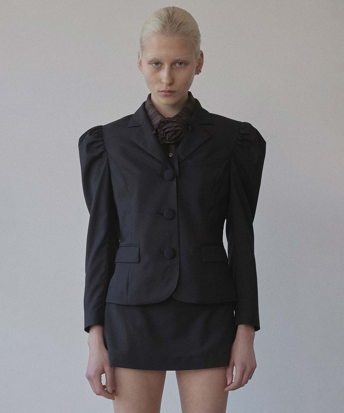 스컬프터(SCULPTOR) Puff Tailored Jacket Black