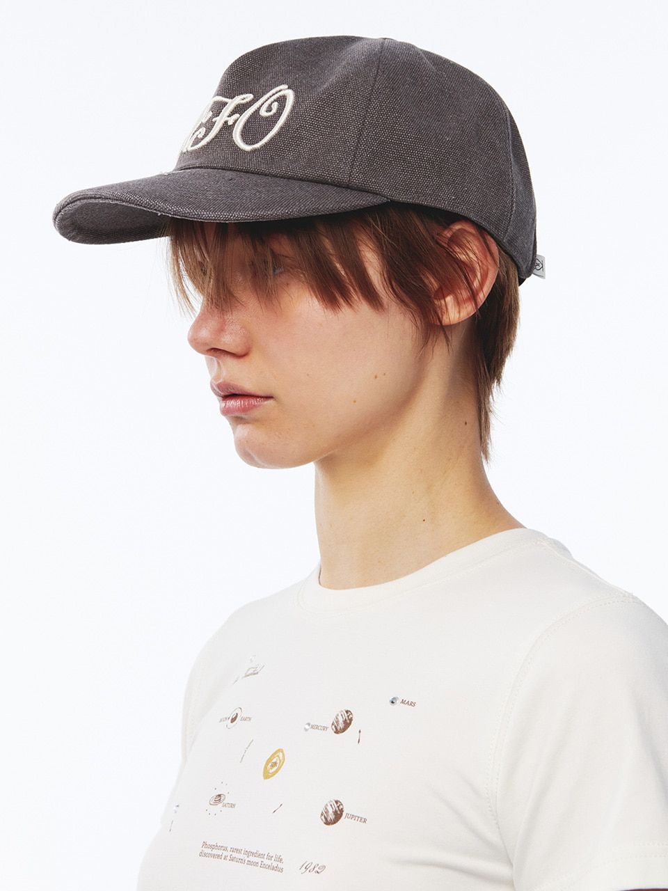 MUSINSA | KIJUN UFO Camp Cap UNISEX Charcoal
