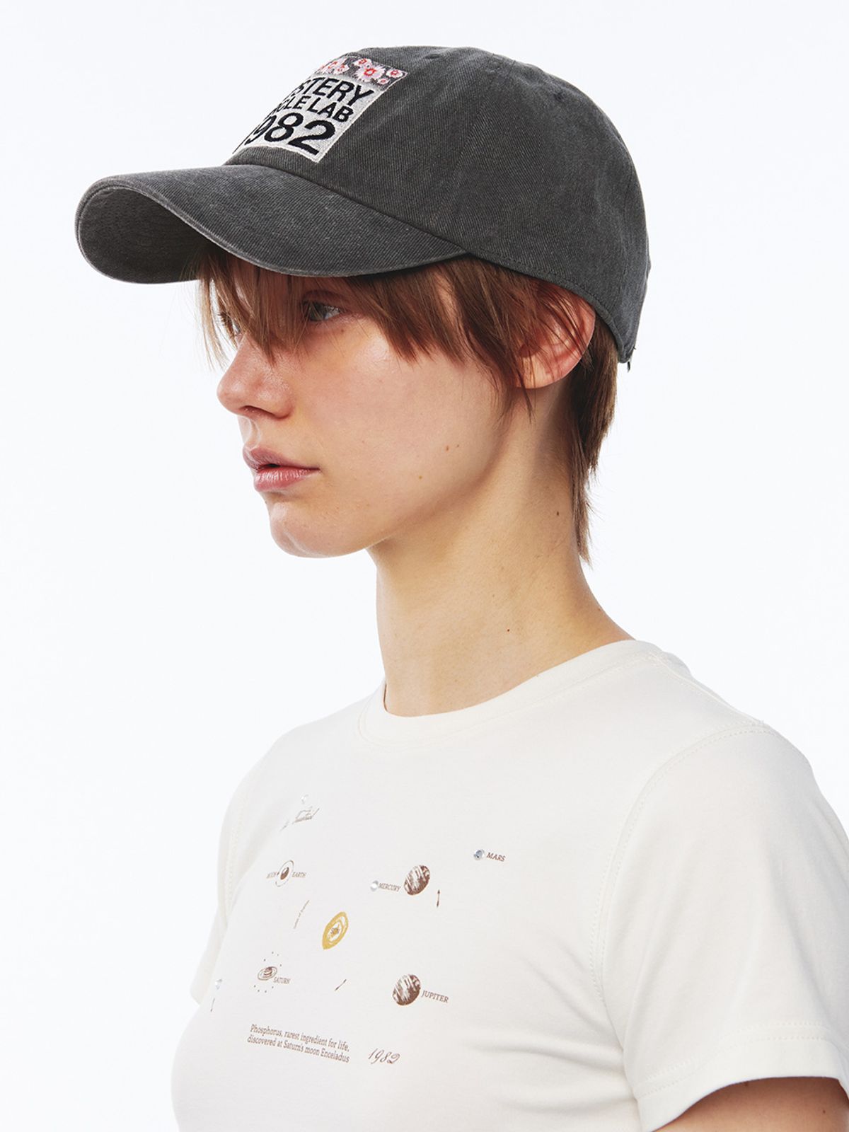 기준(KIJUN) MYSTERY Cap UNISEX Charcoal