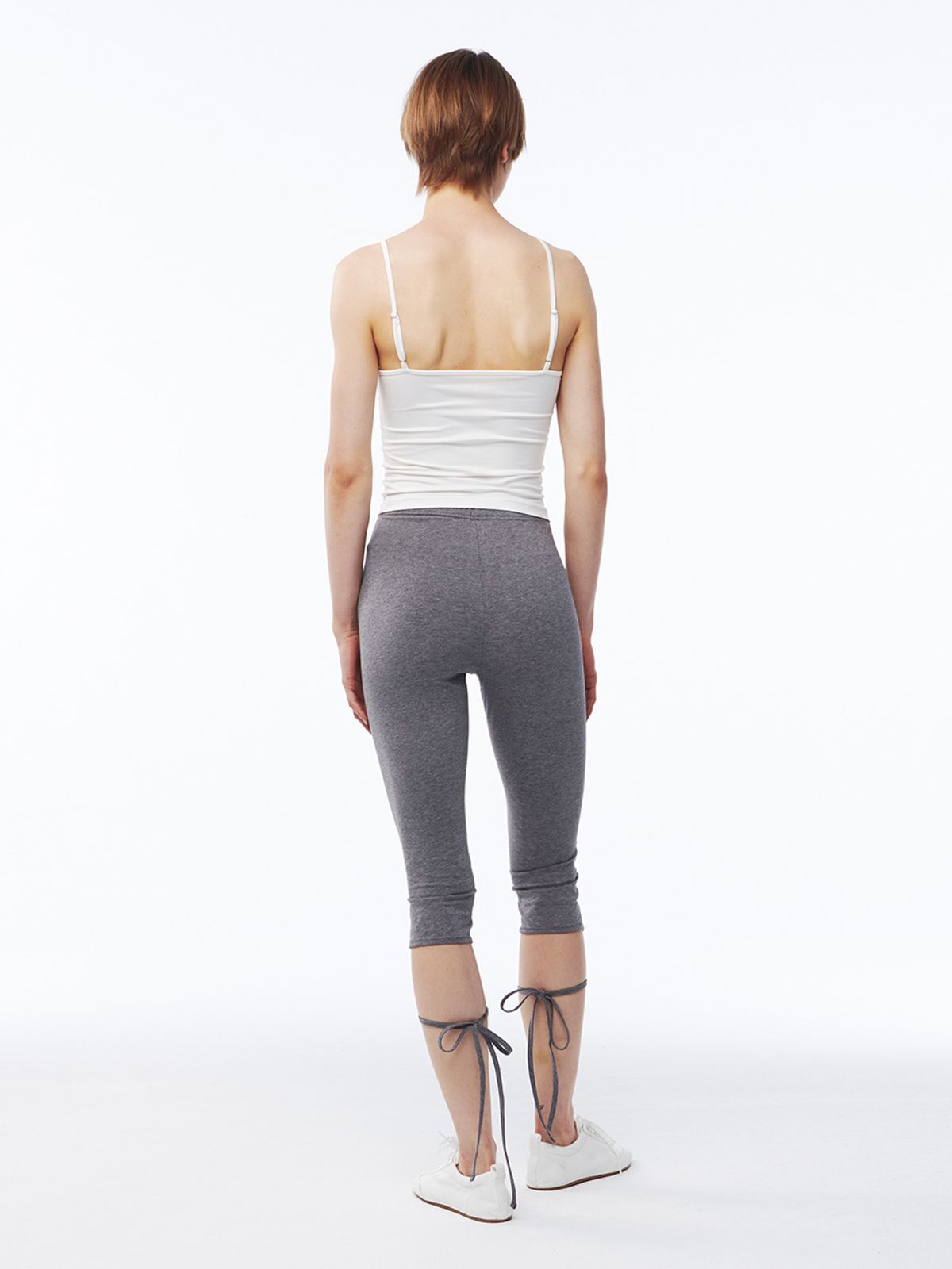 기준(KIJUN) Capri Leggings Melange Grey