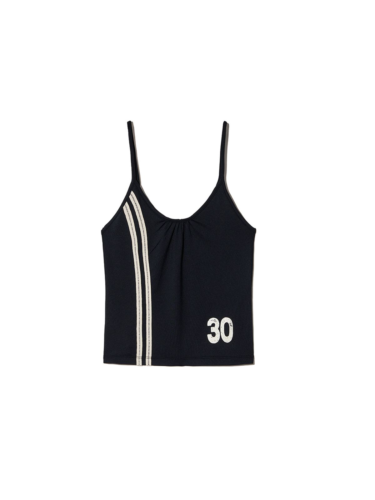 기준(KIJUN) Line Tank Top Black