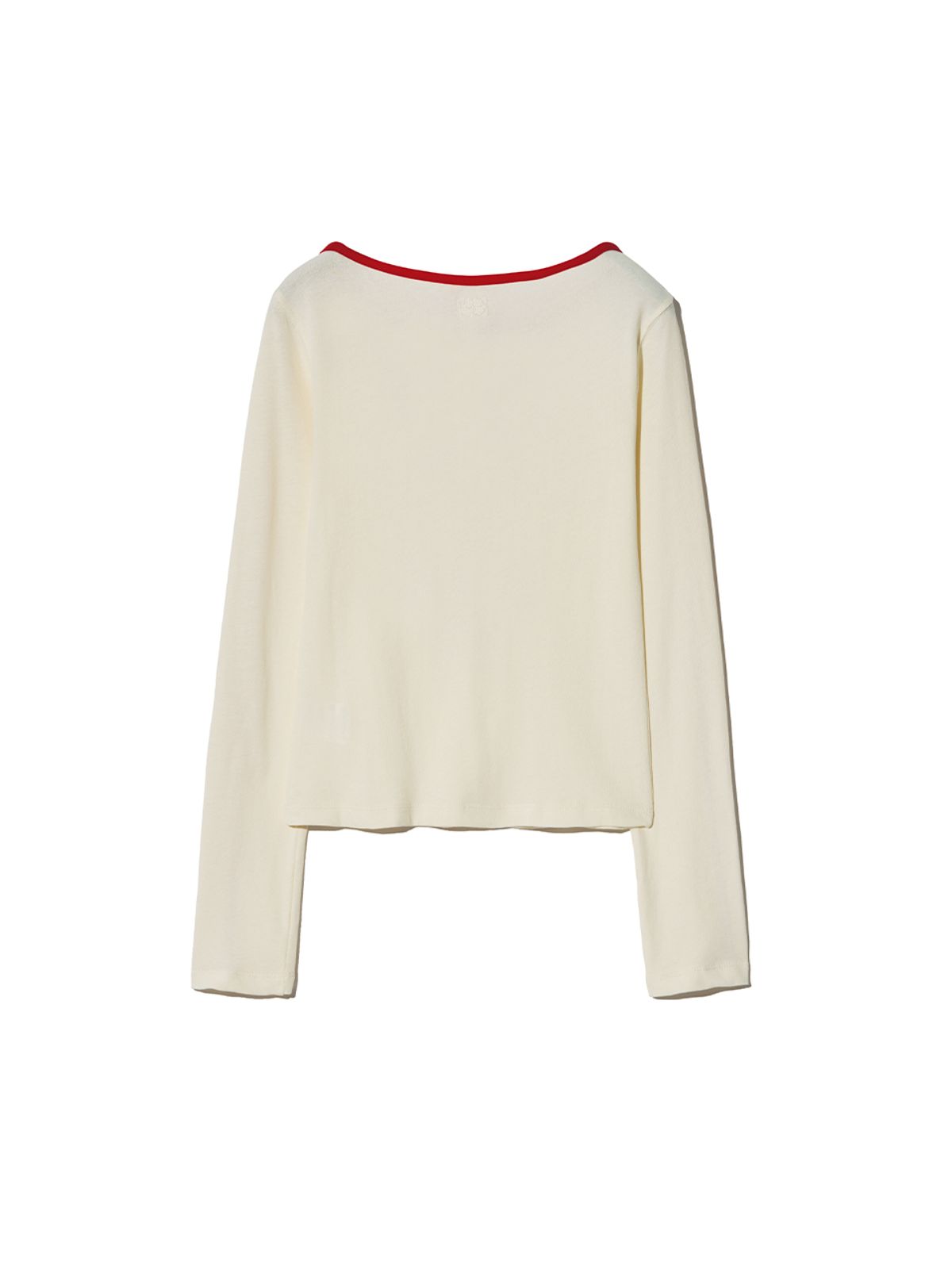 기준(KIJUN) Cut Out Jersey Top Ivory