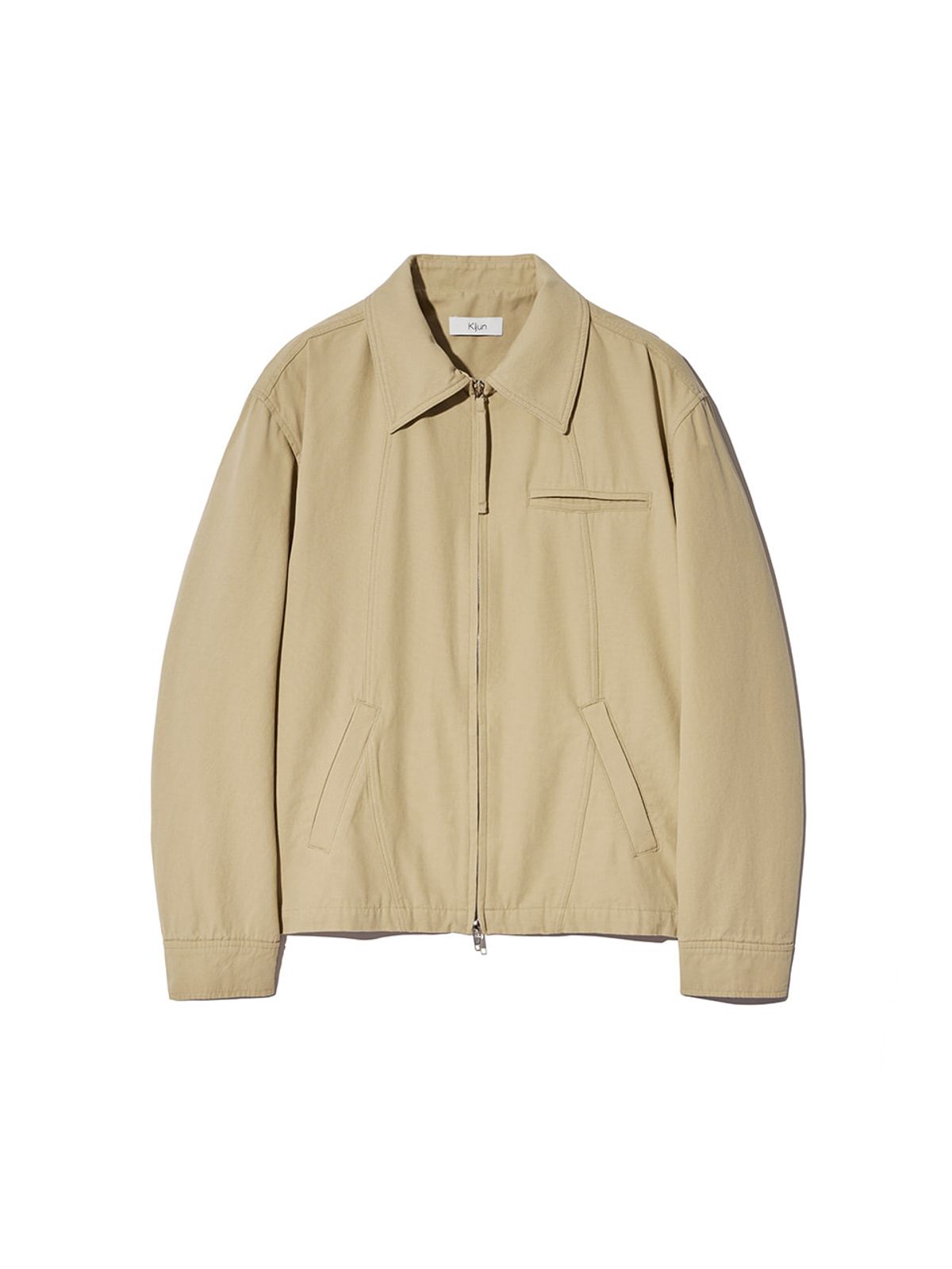 기준(KIJUN) Orbit Patch Jacket Beige