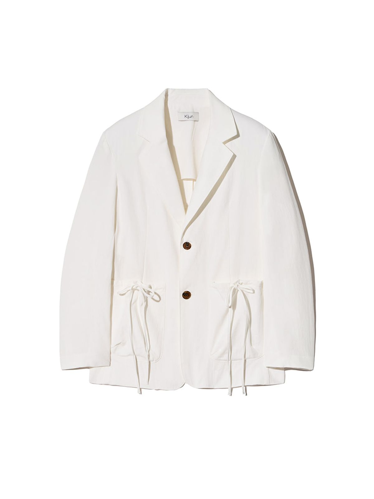 기준(KIJUN) Shirring Pocket Blazer Off-White