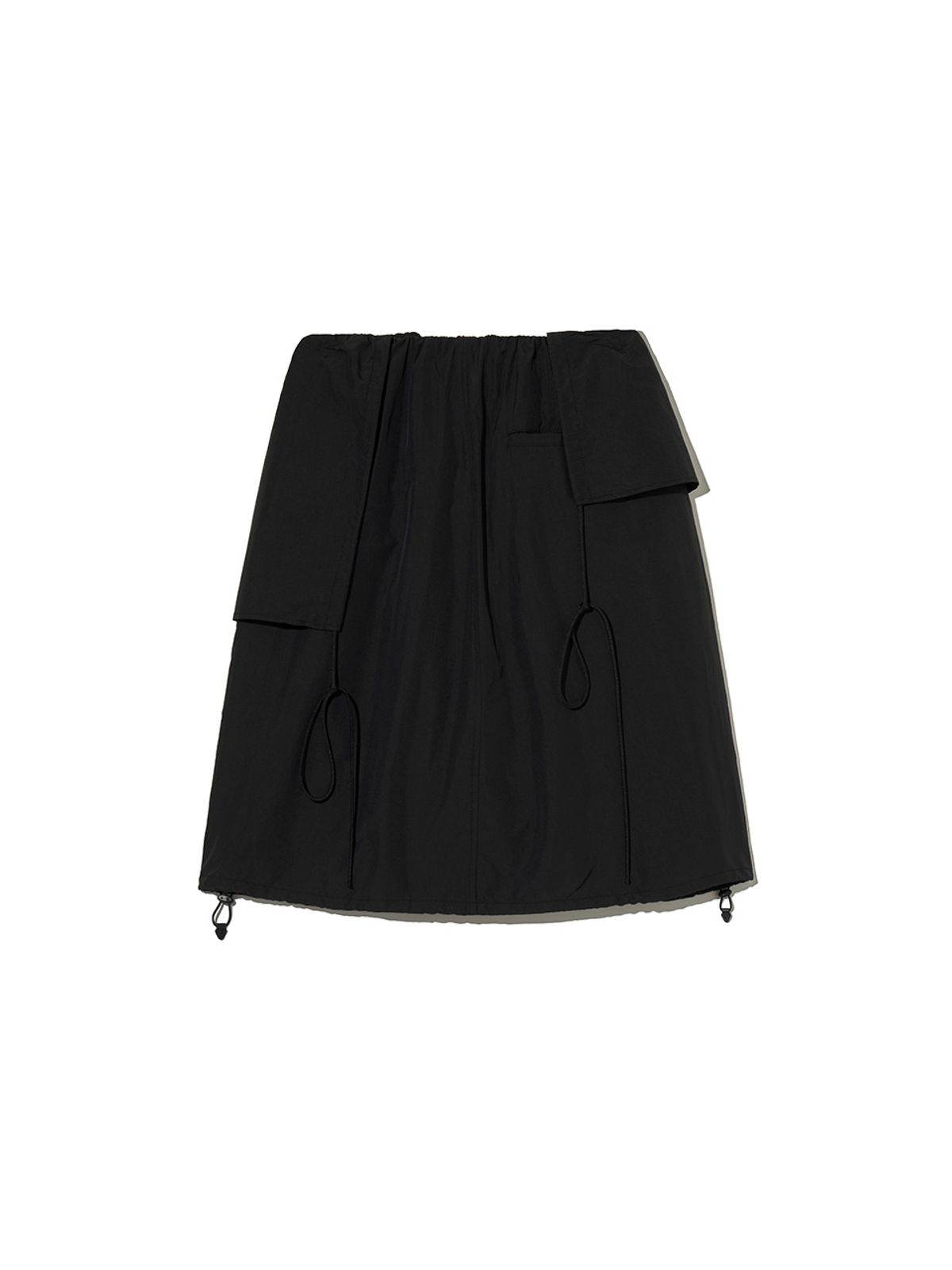 기준(KIJUN) Parka Layered Skirt Black