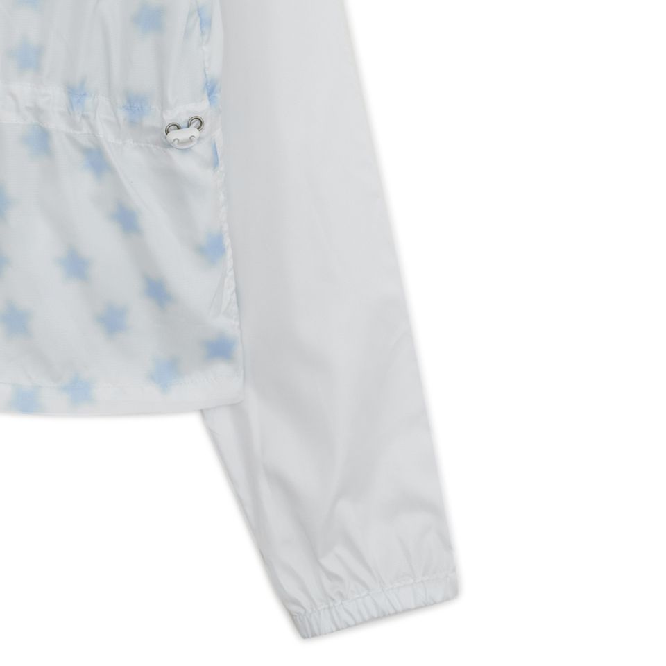 MUSINSA | HUG YOUR SKIN Star Dust Windbreaker (White)