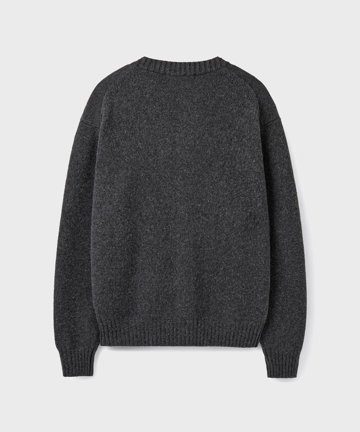 브랜디드(BRANDED) BRUSHED ALPACA CARDIGAN [CHARCOAL]