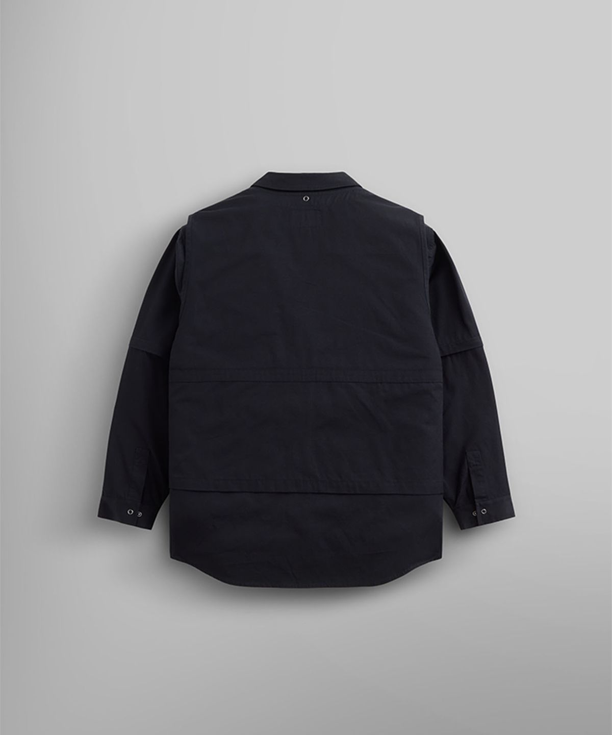 알파 인더스트리(ALPHA INDUSTRIES) C-1 모드 셔츠 자켓 블랙