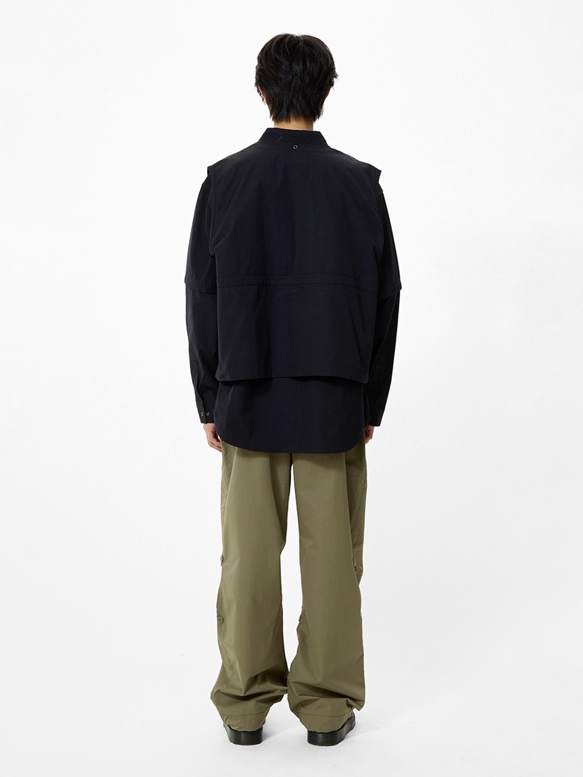 알파 인더스트리(ALPHA INDUSTRIES) C-1 모드 셔츠 자켓 블랙