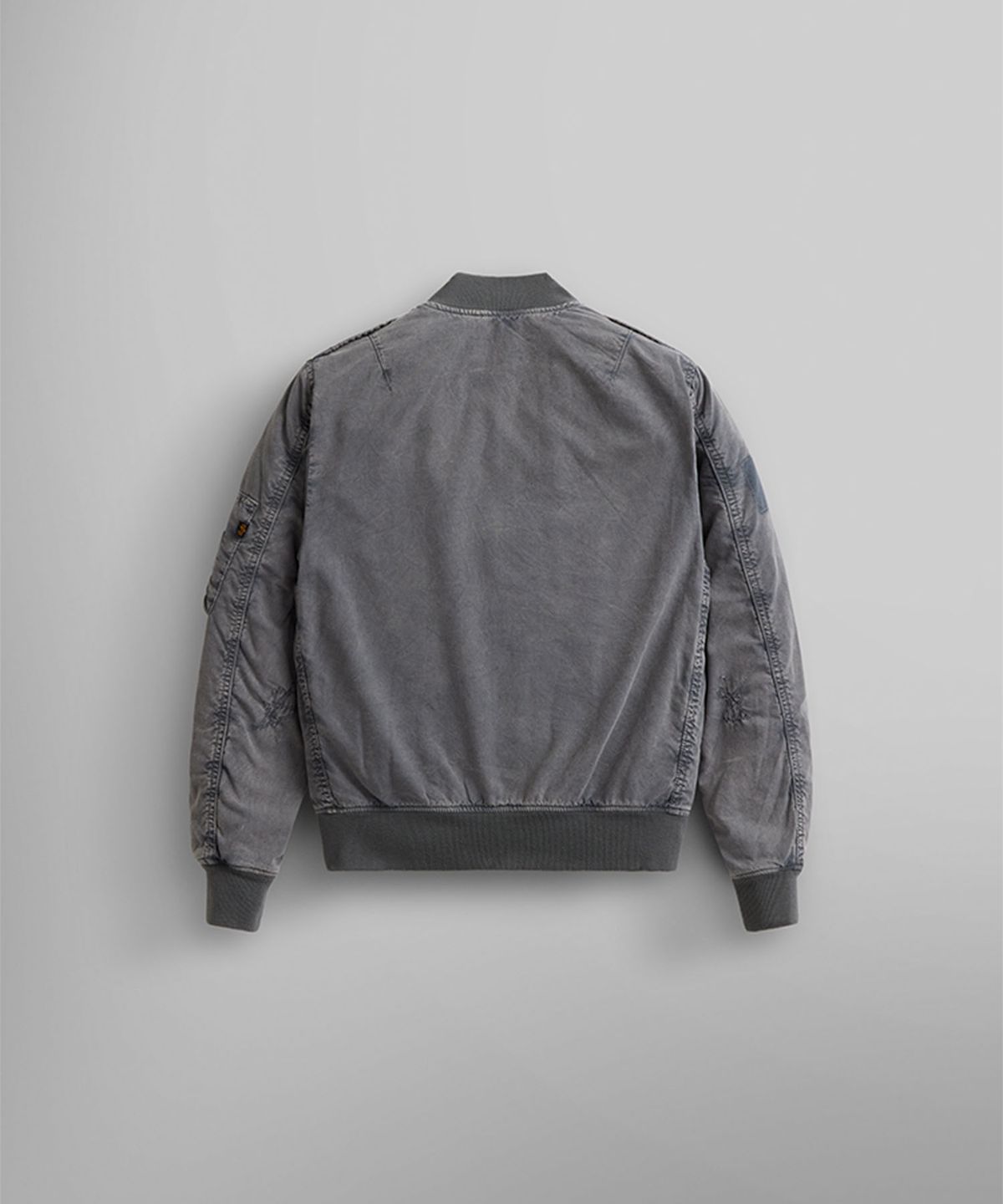 알파 인더스트리(ALPHA INDUSTRIES) L-2B 립 앤 리페어 플라이트 자켓 여성 에어크래프트 그레이