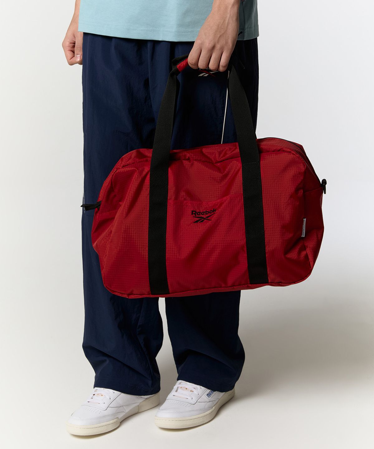 리복(REEBOK) 경량 더플백 - 레드