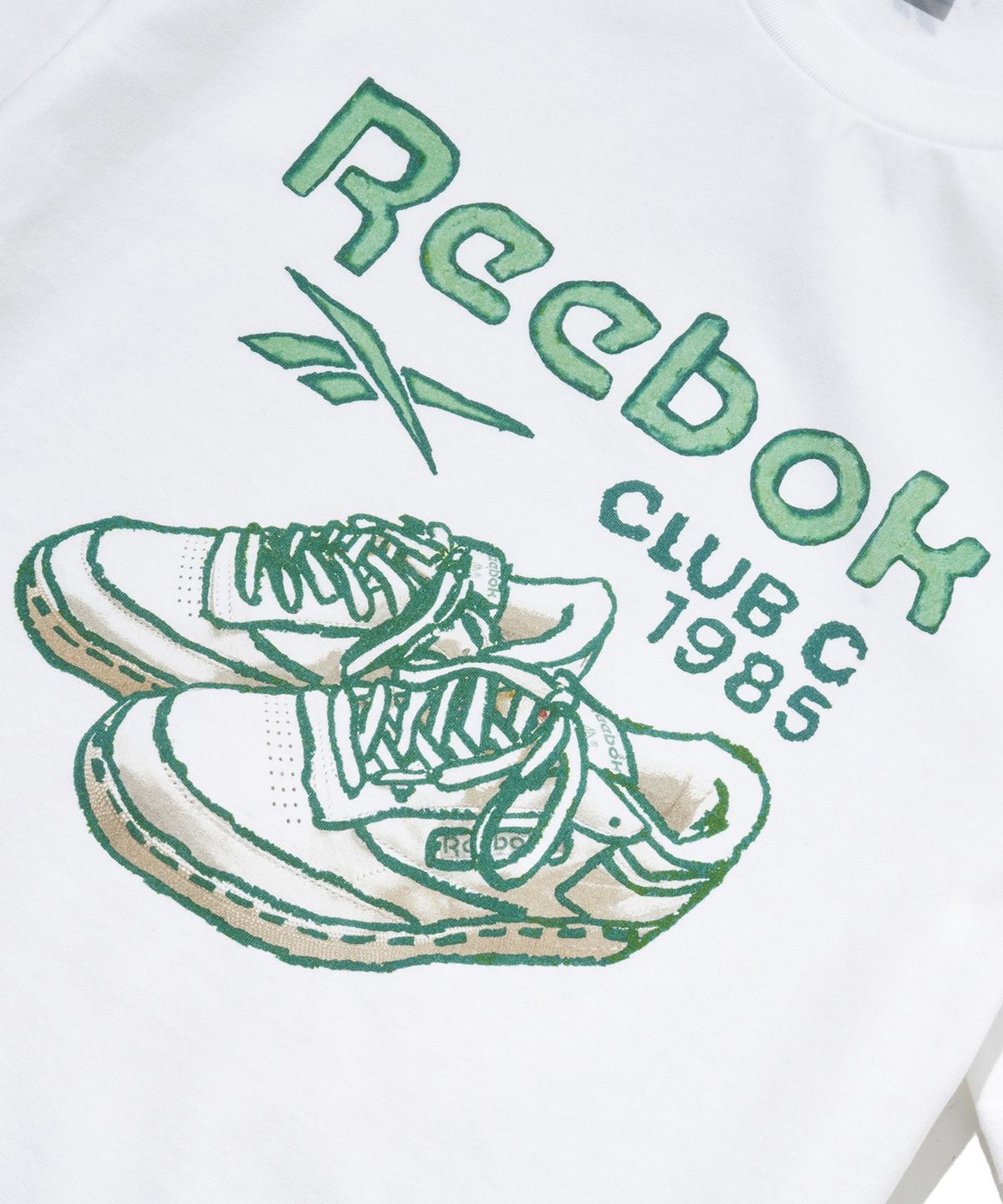 리복(REEBOK) 클럽C 40주년 티셔츠 - 화이트