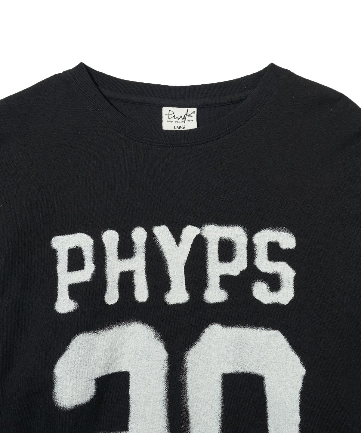피지컬 디파트먼트(PHYSICAL DEPARTMENT) 럭비 레이어드 롱슬리브_블랙