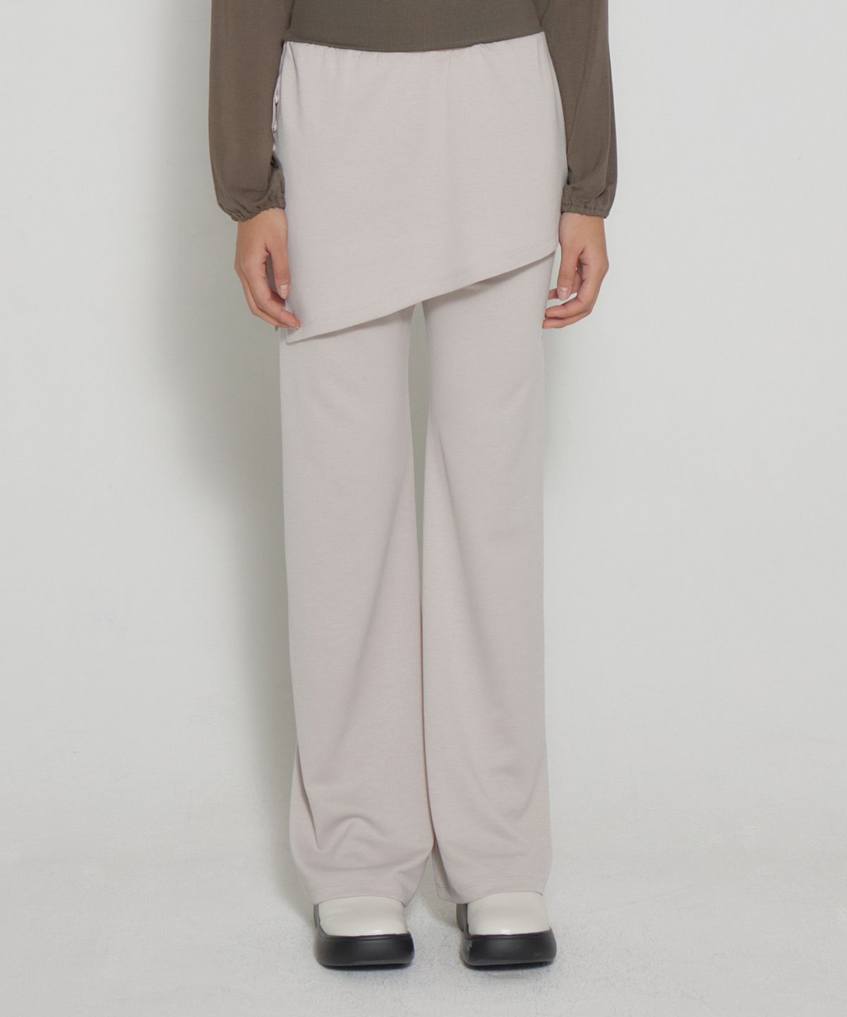 디어스토커(DEARSTALKER) [6차 리오더] D. BASIC BOOTS CUT SKIRT PANTS - 3 COLOR