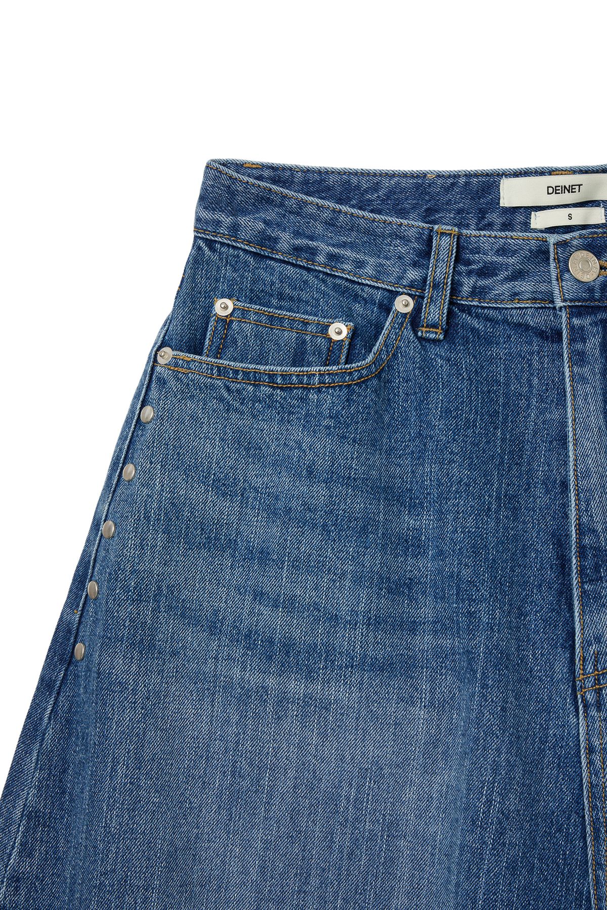 다이닛(DEINET) BALLOON FIT DENIM JEANS IN INDIGO