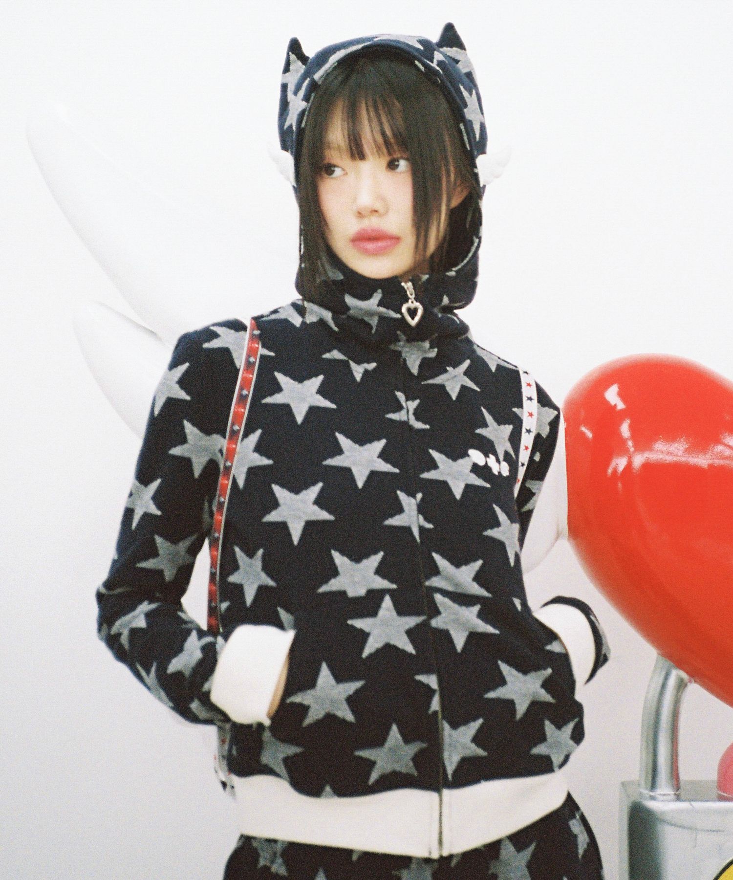 トップス OPENSUT starhoodie adidas by Stella McCartney ニット トラックトップ - ブラウン