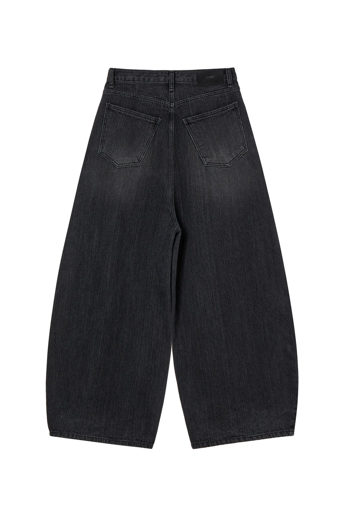 다이닛(DEINET) BALLOON FIT DENIM JEANS IN BLACK