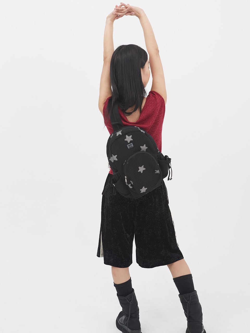 [MUWM] ★ Nest Sling Backpack (Black Star) MUSINSA | MUWM Nest Sling Backpack (Black Star)