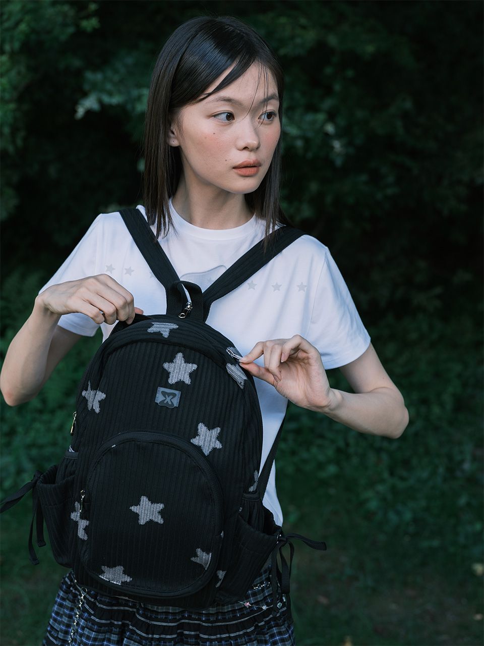 韓国発☆Nest Backpack (Black Star)/MUWM Nest Sling Backpack (Black Star) - muwm | 무음