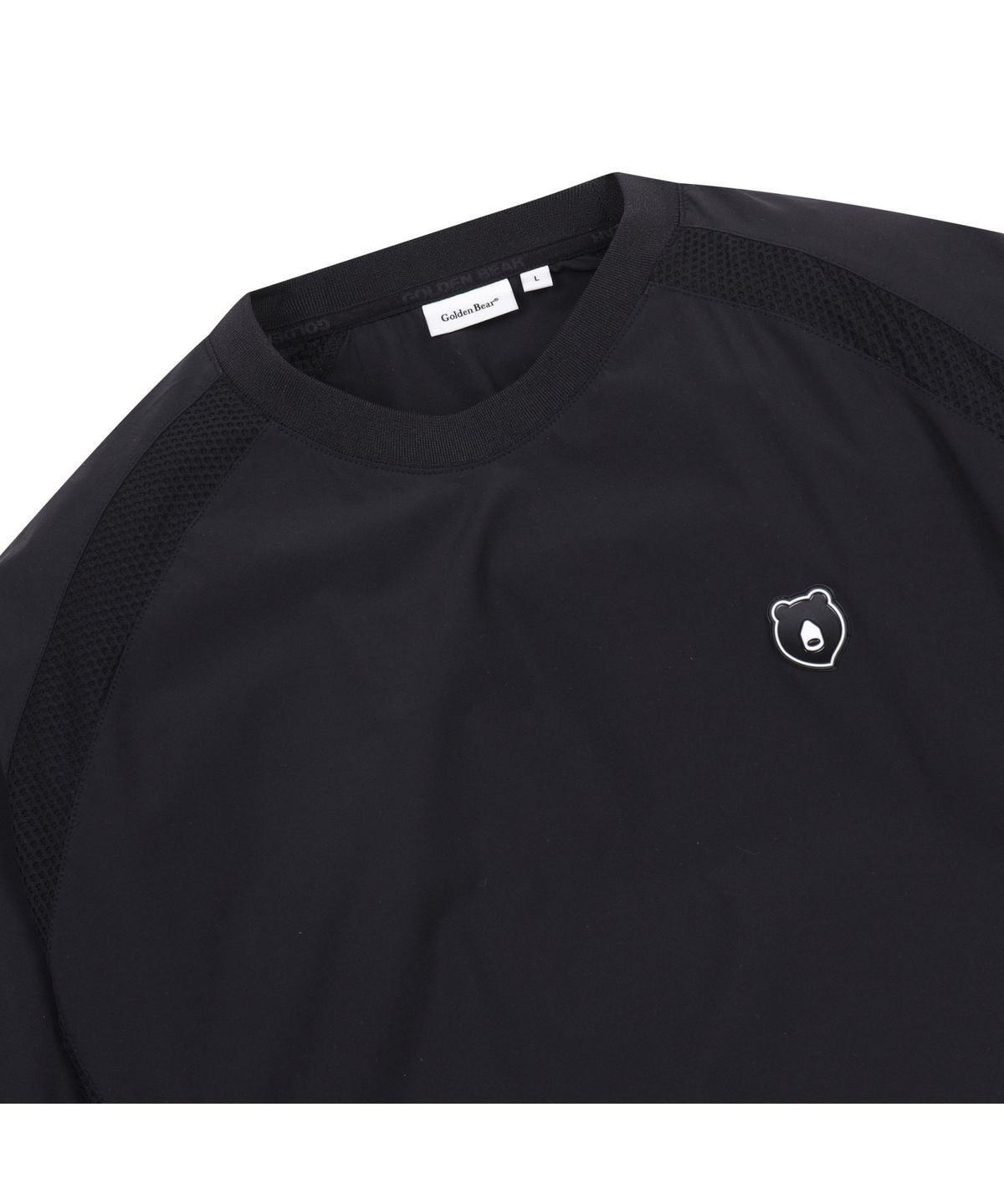 골든베어(GOLDEN BEAR) Stretchable Nylon Crewneck Sweatshirt_G4TAM25221BKX