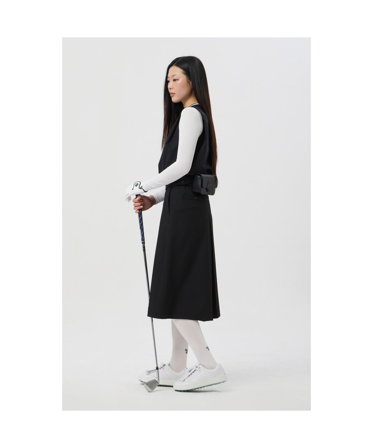 골든베어(GOLDEN BEAR) (WOMEN) Standard Bermuda Shorts_G5PAM25251BKX
