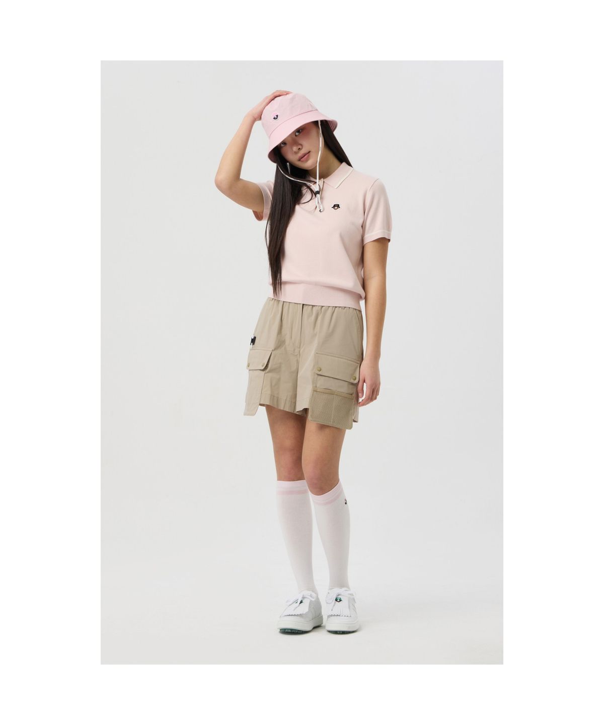 골든베어(GOLDEN BEAR) (WOMEN) Out-Pocket Shorts_G5PAM25241BEX