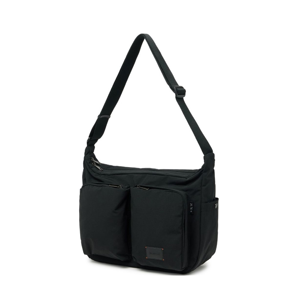 브롬톤 런던(BROMPTON LONDON) TASLAN RIPSTOP HOBO BAG - BLACK (P255ACR402)