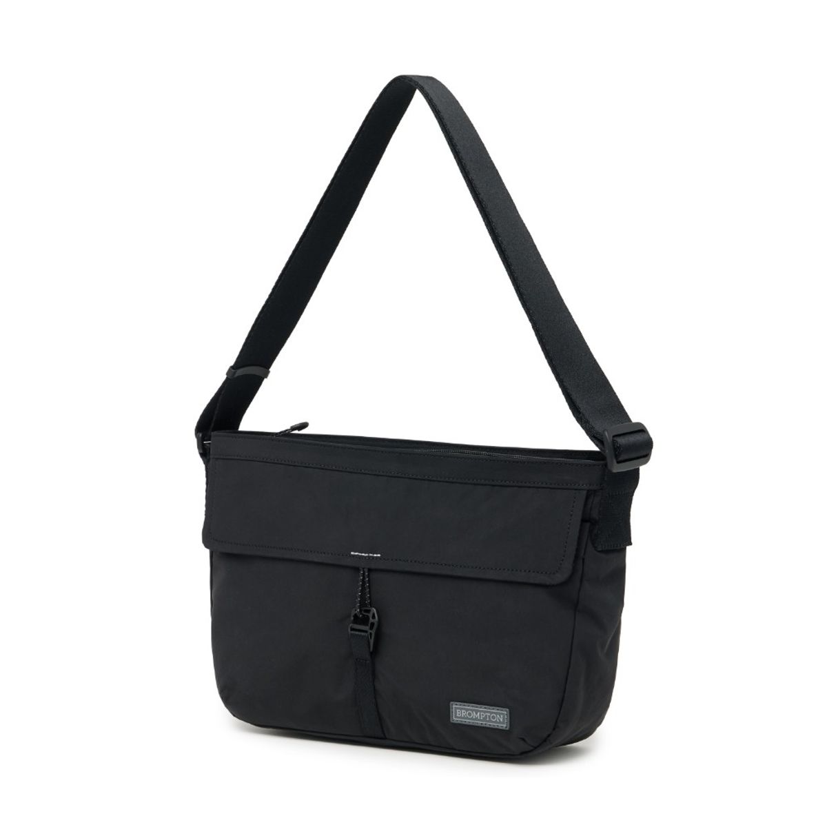 브롬톤 런던(BROMPTON LONDON) REPLECTIVE STRING CROSS BAG - BLACK (P255ACR101)