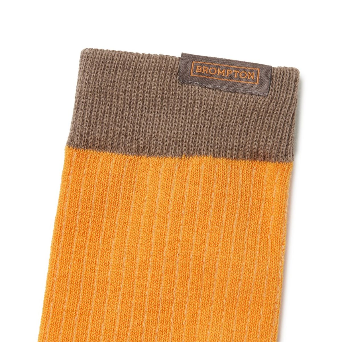 브롬톤 런던(BROMPTON LONDON) LABEL POINT LONG SOCSKS - ORANGE (P255ASO201)