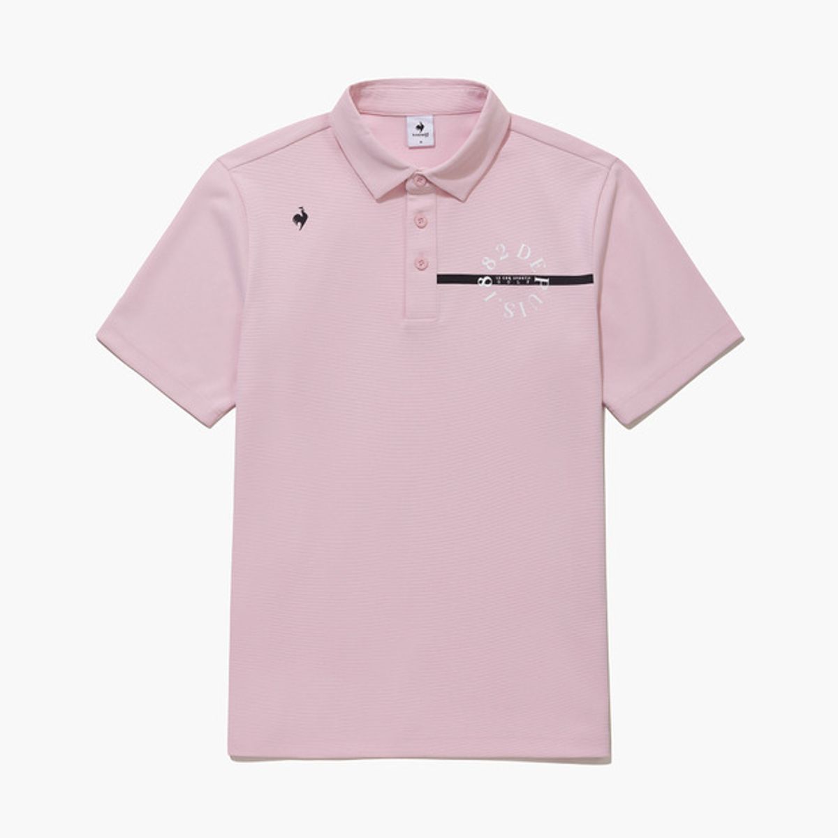 르꼬끄 골프(LECOQ GOLF) 남성 체스트 프린트 반팔 티셔츠 (GQ121MTS21)