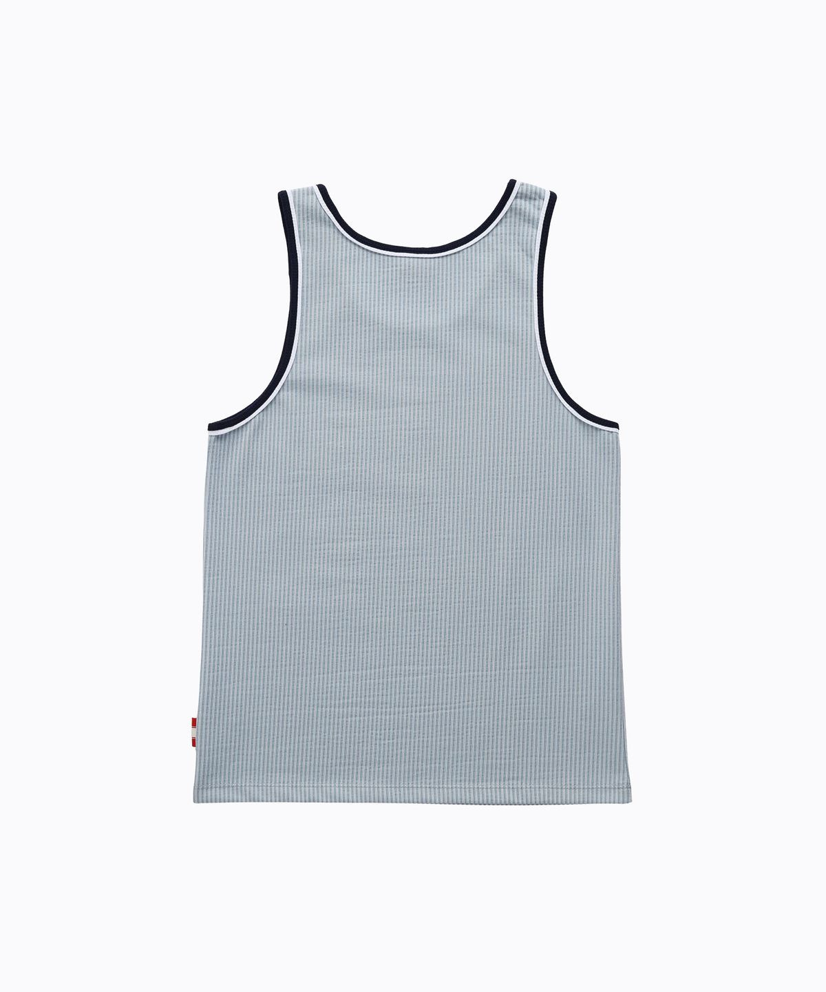 미나수(MENASOO) Stripe Double Binding Sleeveless_Skyblue