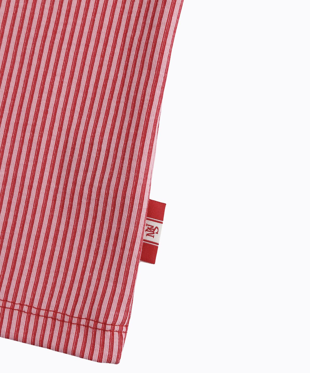 미나수(MENASOO) Stripe Double Binding Sleeveless_Pink