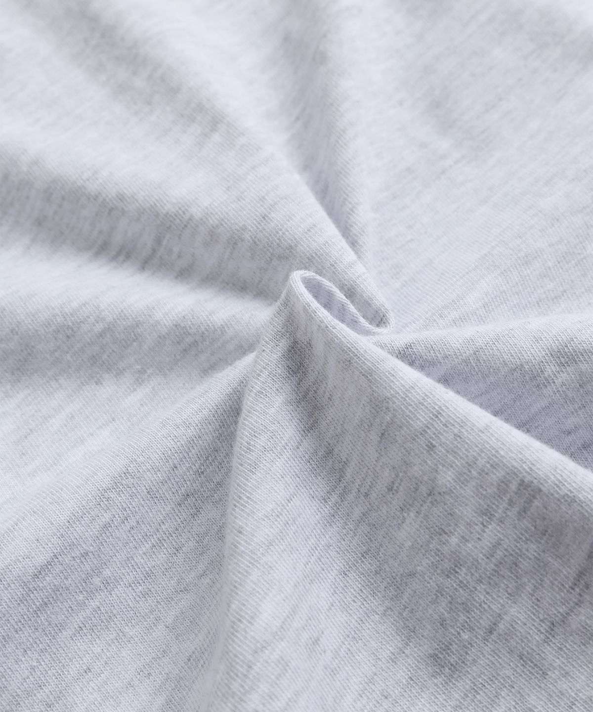 미나수(MENASOO) Twist Track T Shirt_White Melange