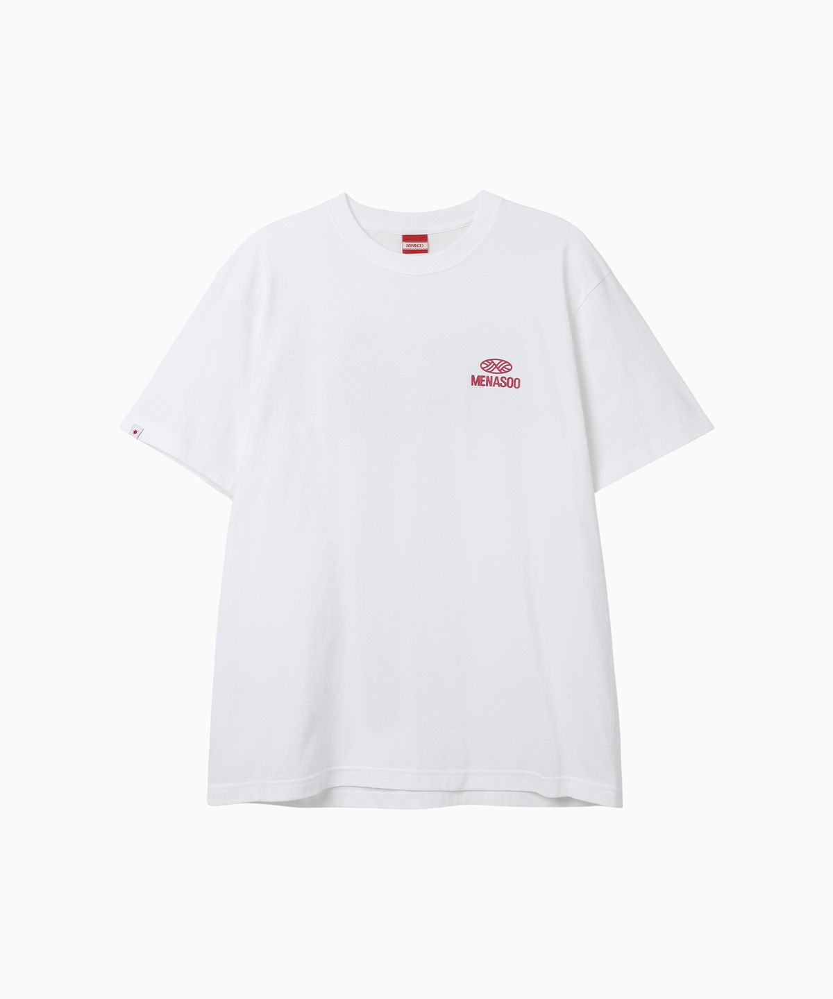 미나수(MENASOO) Twist Track T Shirt_White