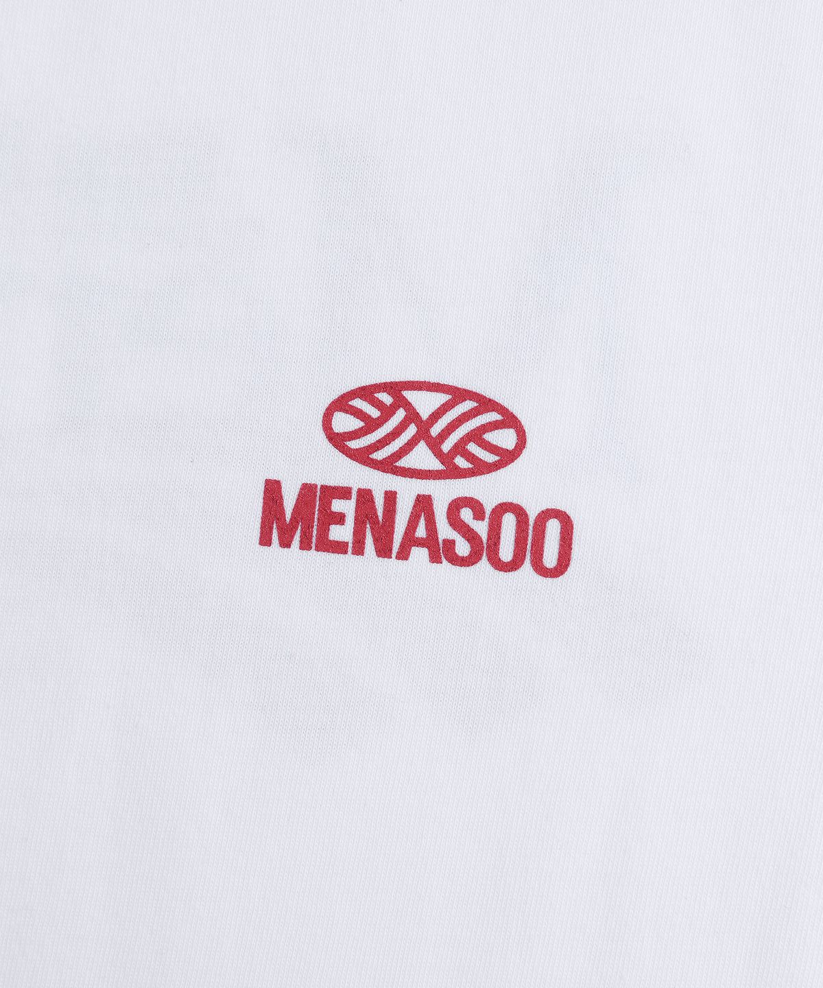 미나수(MENASOO) Twist Track T Shirt_White