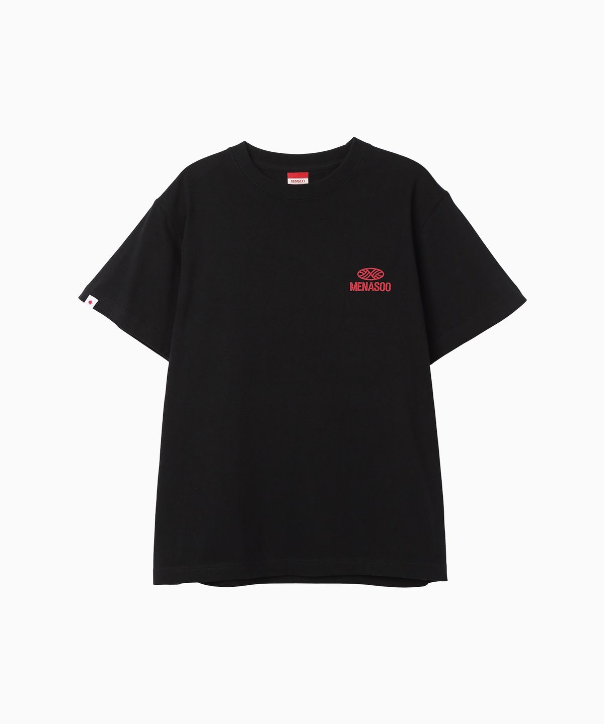 미나수(MENASOO) Twist Track T Shirt_Black