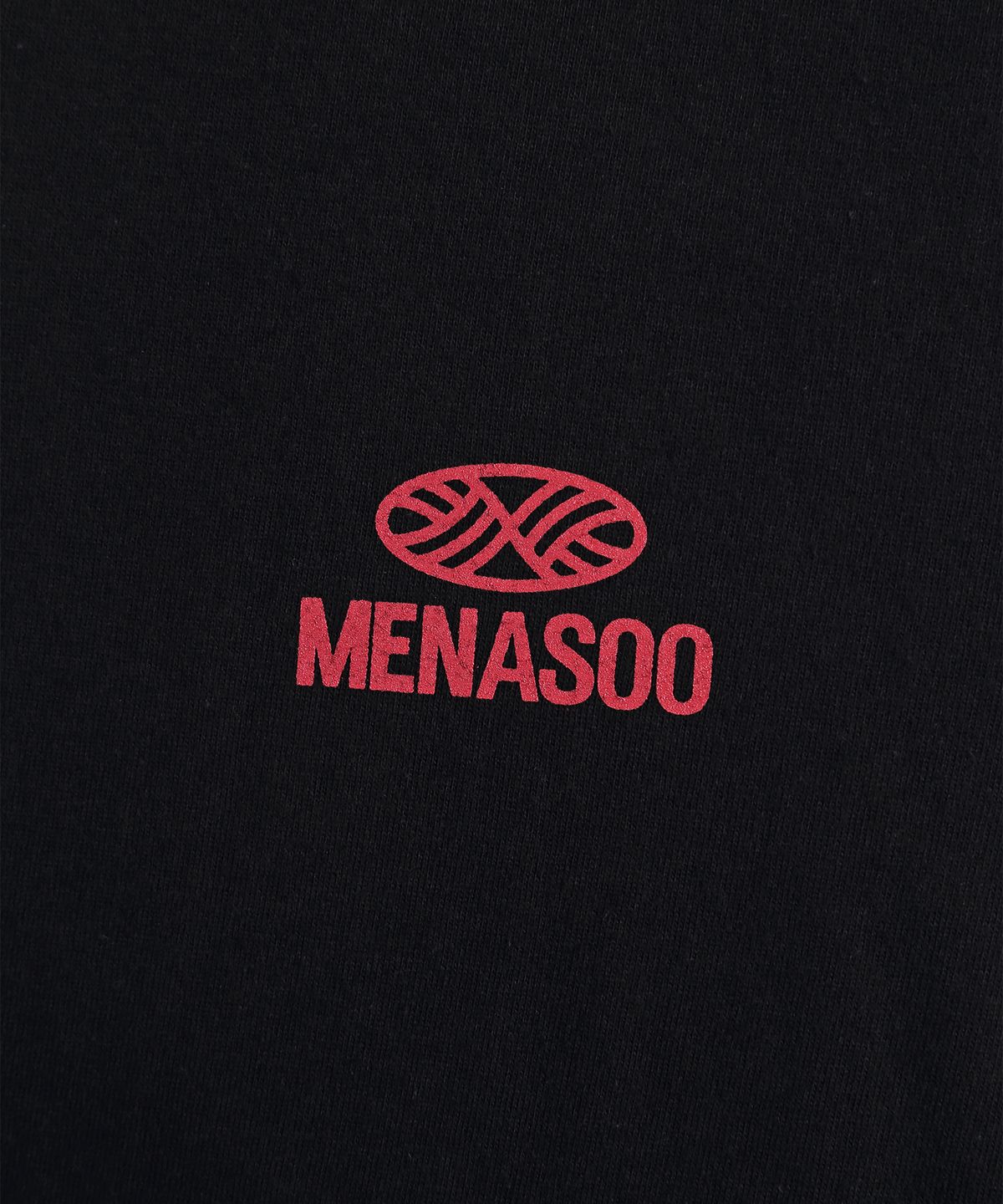 미나수(MENASOO) Twist Track T Shirt_Black