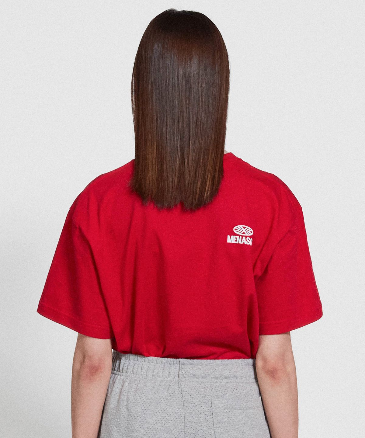미나수(MENASOO) Right Track T Shirt_Red